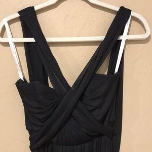 Black dress with versatile straps. Wear 21 ways.